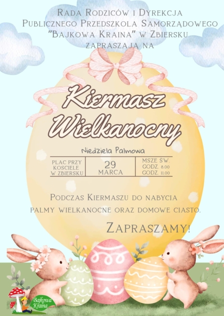 Zapraszamy na kiermasz wielkanocny 